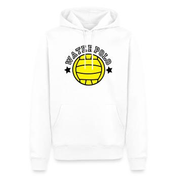 waterpolo - Männer Premium Bio Hoodie - Weiß - Vorne - Nico (187cm)