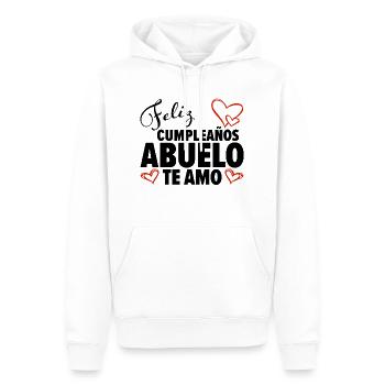 Geburtstag Opa Spanien Te Amo Baby Geschenk - Männer Premium Bio Hoodie - Weiß - Vorne - Nico (187cm)