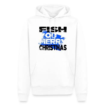 funny sayings adorable fish geek gift - Männer Premium Bio Hoodie - Weiß - Vorne - Nico (187cm)