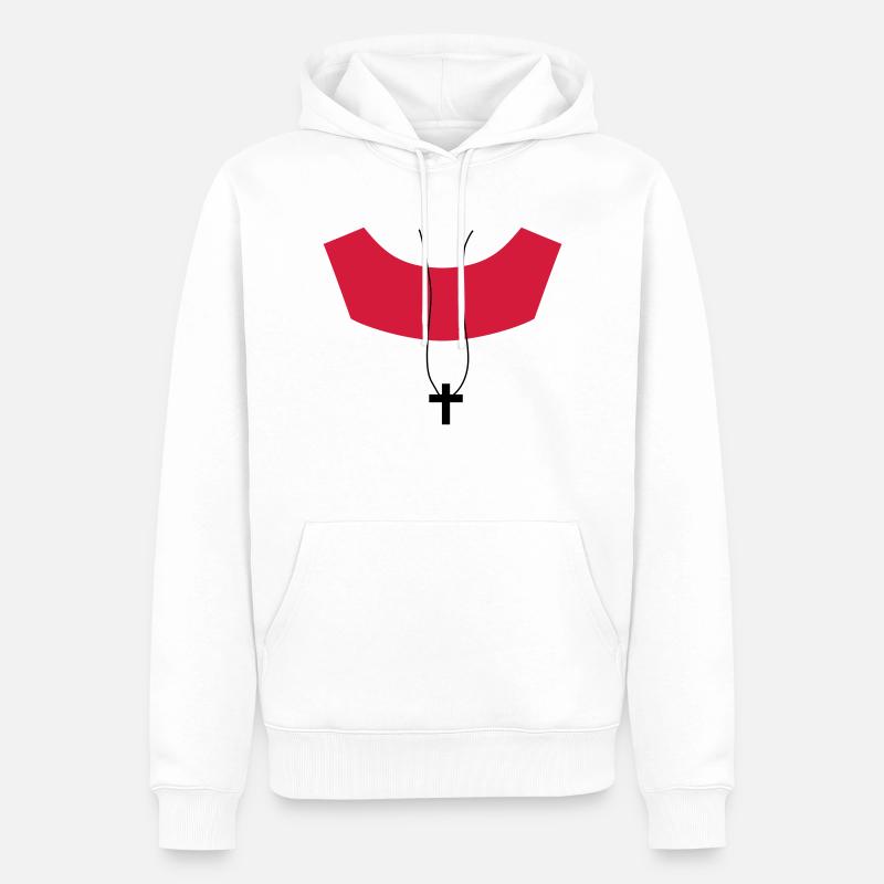 Acolyte acolyte - Sweat à capuche Premium bio Homme - blanc