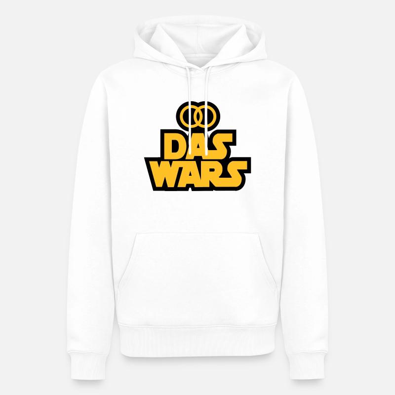 Das Wars - Männer Premium Bio Hoodie - Weiß
