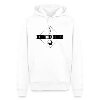 Taijiquan / Tai-Chi Chuan / Tai Chi / Tai-Chi - Männer Premium Bio Hoodie - Weiß - Vorne - Nico (187cm)