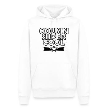Onkel / Tante / Vetter / Cousin / Kusine - Männer Premium Bio Hoodie - Weiß - Vorne - Nico (187cm)