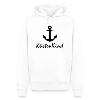 Coastal Child Anchor - Men’s Premium Organic Hoodie - white - Front - Nico (187cm)