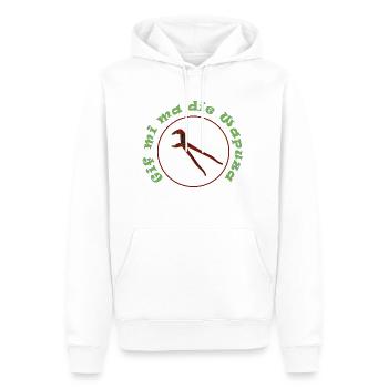 Wapuza - Männer Premium Bio Hoodie - Weiß - Vorne - Nico (187cm)