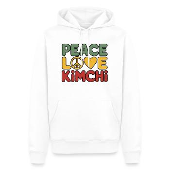 Für alle Kimchi-Liebhaber - Männer Premium Bio Hoodie - Weiß - Vorne - Nico (187cm)