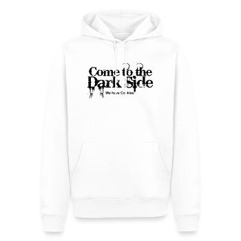 Come to the Dark Side - We have Cookies - Sweat à capuche Premium bio Homme - blanc - Devant - Nico (187cm)