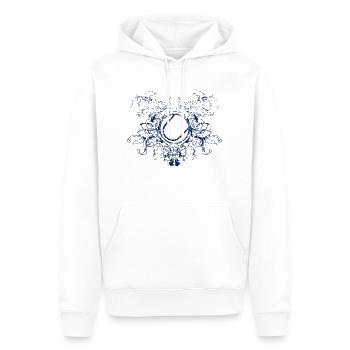 vintage_ball_sport_042016_tennis_a - Männer Premium Bio Hoodie - Weiß - Vorne - Nico (187cm)