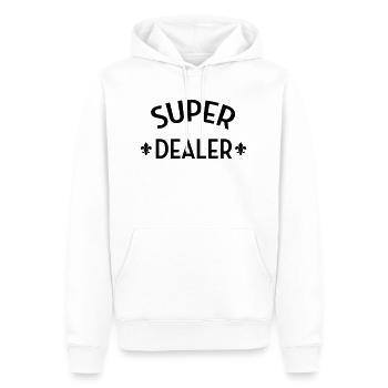Dealer Droge Dealerin Cannabis Händler Droge - Männer Premium Bio Hoodie - Weiß - Vorne - Nico (187cm)
