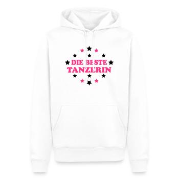 Die beste tanzerin - Männer Premium Bio Hoodie - Weiß - Vorne - Nico (187cm)