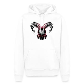 Gothic Girl - Männer Premium Bio Hoodie - Weiß - Vorne - Nico (187cm)