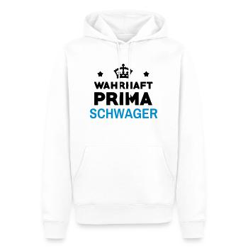 Ehe Schwager Liebe Paar Schwägerin Frau Braut Love - Männer Premium Bio Hoodie - Weiß - Vorne - Nico (187cm)