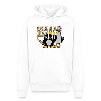 Kindergarten Crew Möwe Pinguin - Männer Premium Bio Hoodie - Weiß - Vorne - Nico (187cm)