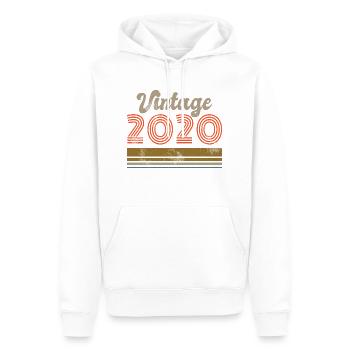 Geburtstag Vintage 2020 Limited Edition - 2020 - Männer Premium Bio Hoodie - Weiß - Vorne - Nico (187cm)