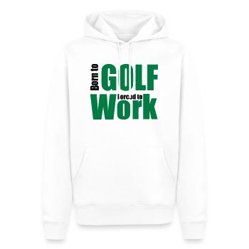 Gulf - Men’s Premium Organic Hoodie - white - Front - Nico (187cm)