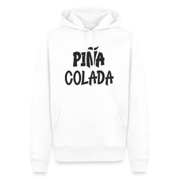 Pina Colada Schriftzug Mittelamerika Südamerika - Männer Premium Bio Hoodie - Weiß - Vorne - Nico (187cm)