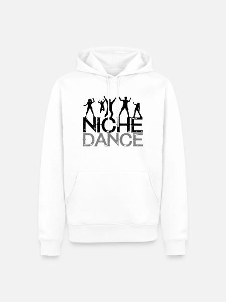 Dancing Dance Music - Männer Premium Bio Hoodie - Weiß