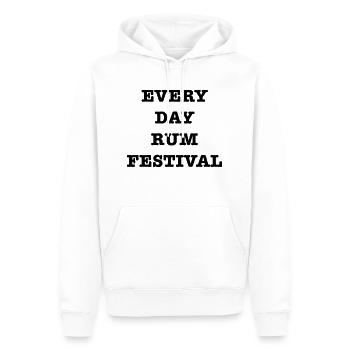 Every Day RUM Festival - Men’s Premium Organic Hoodie - white - Front - Nico (187cm)
