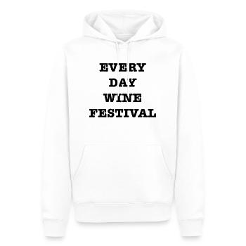 Every Day wine Festival - Men’s Premium Organic Hoodie - white - Front - Nico (187cm)