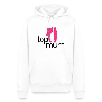 Top Mum - mothers day, muttertag - Männer Premium Bio Hoodie - Weiß - Vorne - Nico (187cm)