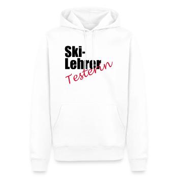 Ski instructor tester - Men’s Premium Organic Hoodie - white - Front - Nico (187cm)