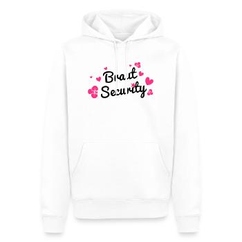 Braut Security - Männer Premium Bio Hoodie - Weiß - Vorne - Nico (187cm)