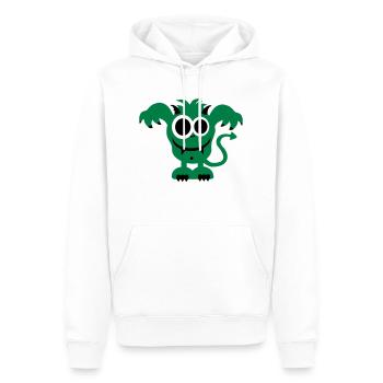 Monstre - Sweat à capuche Premium bio Homme - blanc - Devant - Nico (187cm)