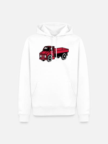 Auto Spielzeug Laster Kipper Truck Lastwagen Fahrz - Männer Premium Bio Hoodie - Weiß