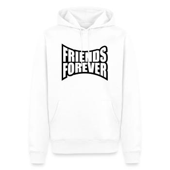 amis pour toujours aimer la partie infinity équipage de l'équipe fr - Sweat à capuche Premium bio Homme - blanc - Devant - Nico (187cm)