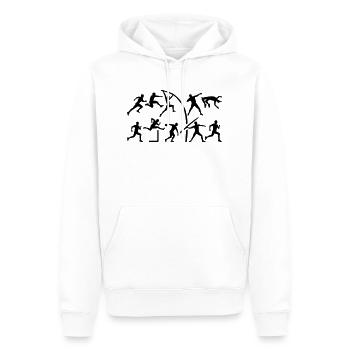 Decathlon - Men’s Premium Organic Hoodie - white - Front - Nico (187cm)