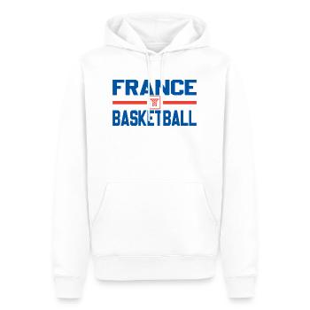 Frankreich Basketball - Männer Premium Bio Hoodie - Weiß - Vorne - Nico (187cm)