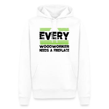 safety helmet aaron carpenter tshirts present idea - Männer Premium Bio Hoodie - Weiß - Vorne - Nico (187cm)