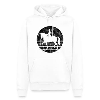 Dressurreiten Dressurreiter Reiten Reiter Pferd - Männer Premium Bio Hoodie - Weiß - Vorne - Nico (187cm)