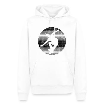 Skateboarder Skateboard Skater Skate Skateing - Sweat à capuche Premium bio Homme - blanc - Devant - Nico (187cm)
