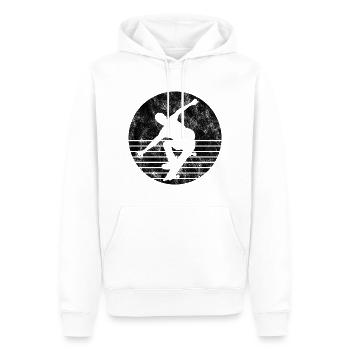 Skateboarder Skateboard Skater Skate Skateing - Männer Premium Bio Hoodie - Weiß - Vorne - Nico (187cm)