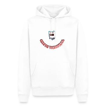 Ghostly Paranormal - Men’s Premium Organic Hoodie - white - Front - Nico (187cm)