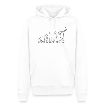 Tennisverein Tennisspieler Tennis Tennisliebhaber - Männer Premium Bio Hoodie - Weiß - Vorne - Nico (187cm)