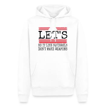 mammal birthday present awareness - Männer Premium Bio Hoodie - Weiß - Vorne - Nico (187cm)