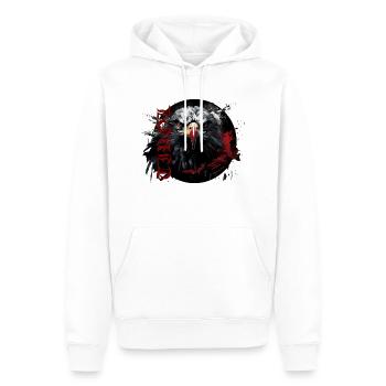 Tirol Design mit Adler für Tiroler und Tirolerinne - Männer Premium Bio Hoodie - Weiß - Vorne - Nico (187cm)