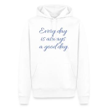Chic - Sweat à capuche Premium bio Homme - blanc - Devant - Nico (187cm)