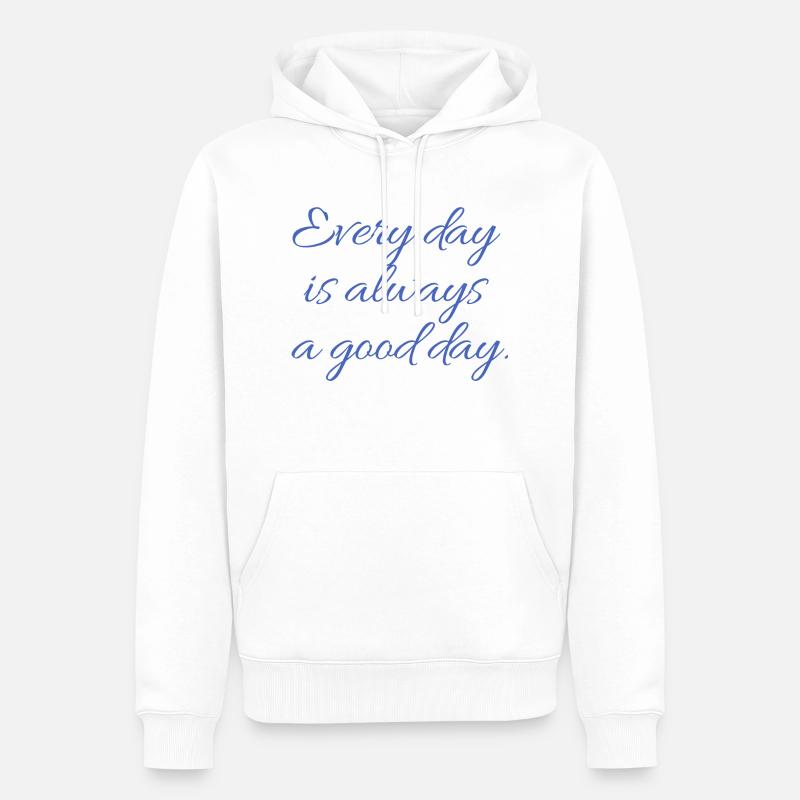 Chic - Männer Premium Bio Hoodie - Weiß