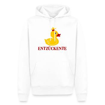 Entzückente 2 - Männer Premium Bio Hoodie - Weiß - Vorne - Nico (187cm)