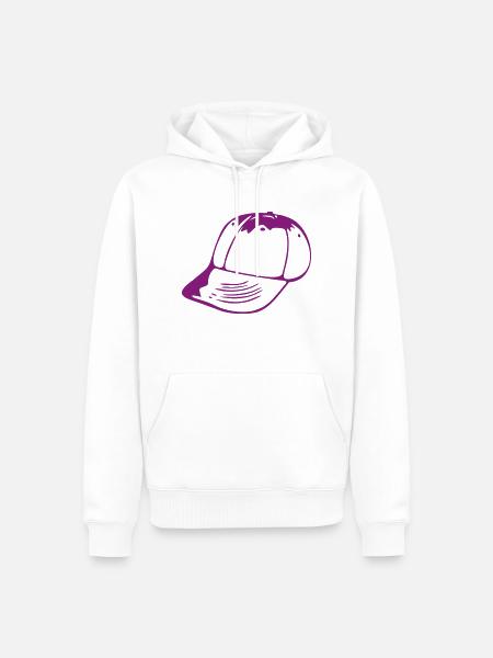 mütze - Männer Premium Bio Hoodie - Weiß