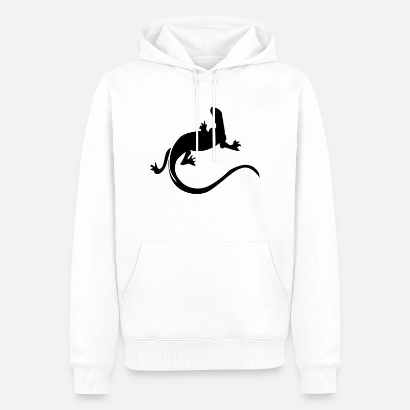 echse - Sweat à capuche Premium bio Homme - blanc
