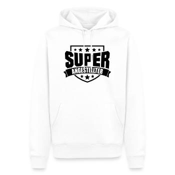 Super Angestellter - Männer Premium Bio Hoodie - Weiß - Vorne - Nico (187cm)