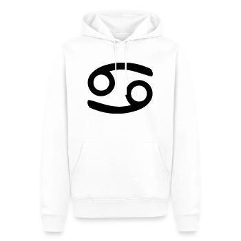 Krebs Sternzeichen - Männer Premium Bio Hoodie - Weiß - Vorne - Nico (187cm)