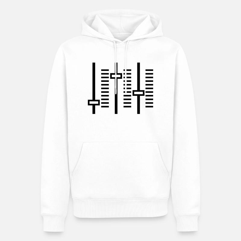 DJ controllers - Männer Premium Bio Hoodie - Weiß
