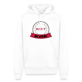 Best kok - Männer Premium Bio Hoodie - Weiß - Vorne - Nico (187cm)