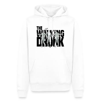 the walking drunk - Männer Premium Bio Hoodie - Weiß - Vorne - Nico (187cm)