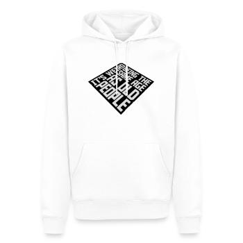 being old people age - Männer Premium Bio Hoodie - Weiß - Vorne - Nico (187cm)